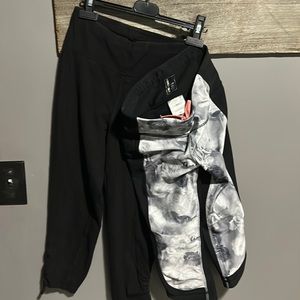 Pair of workout capris pants